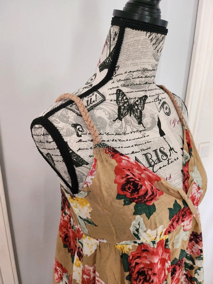 Magnifique Robe fleurie à Bretelles de taille 36 et de marque Just Addict - photo numéro 4