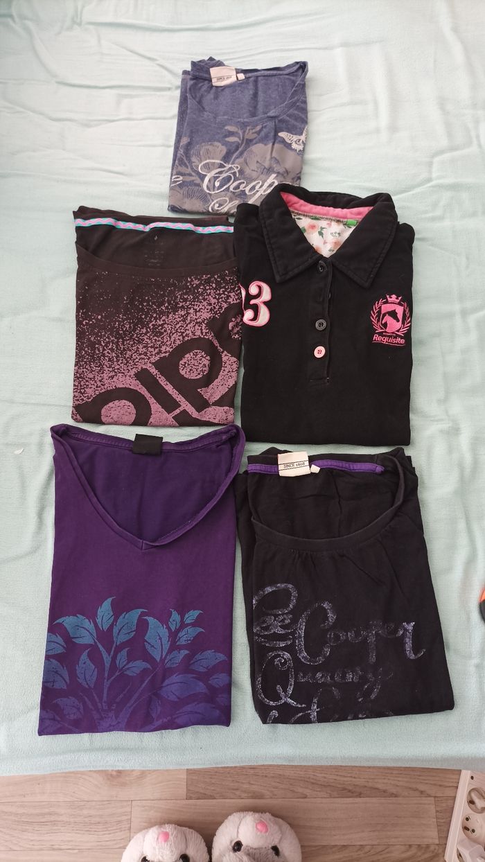 Lot de 5 tee-shirts / polos taille 46