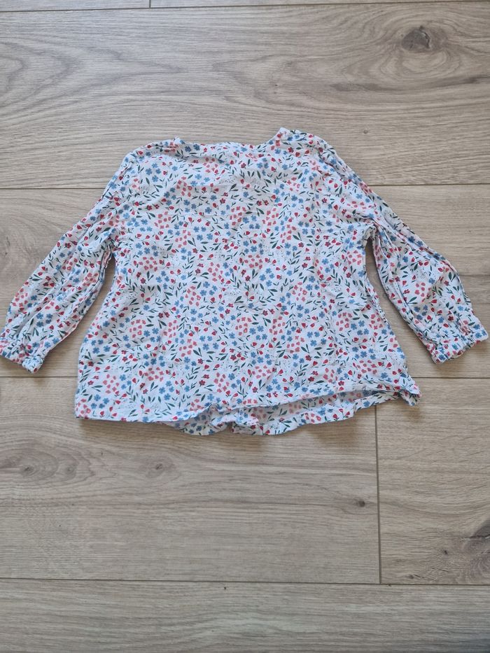 Lot de 3 chemises bébé fille Tex 12 mois - photo numéro 6