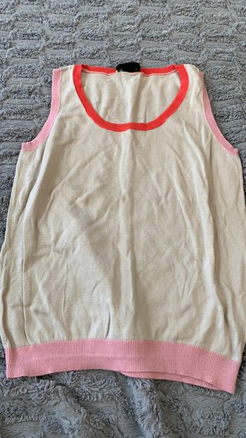 Débardeur beige Senequanone taille 2