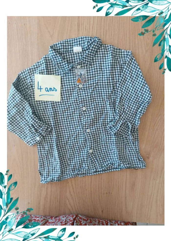Chemise garçon 4 ans