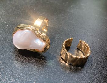 Lot 2 bagues ajustables neuves