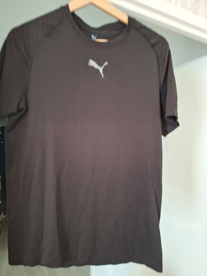 T-shirt noir puma sport