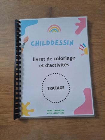 Livret de coloriage  et d'activités ludique  traçage