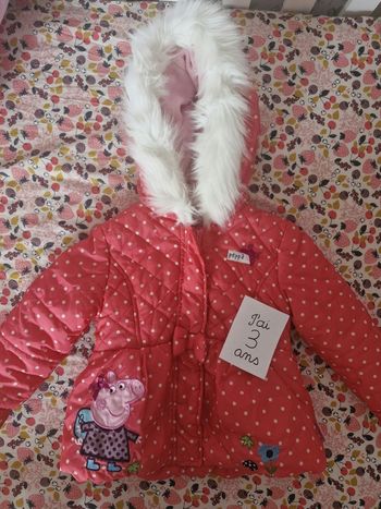Doudoune Peppa pig fille 3 ans
