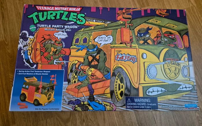 Party wagon van tortue ninja tmnt turtles teenage mutant ninja