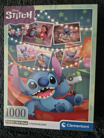 Puzzle 1000 pièces Stitch - Lilo et Stitch - Clementoni