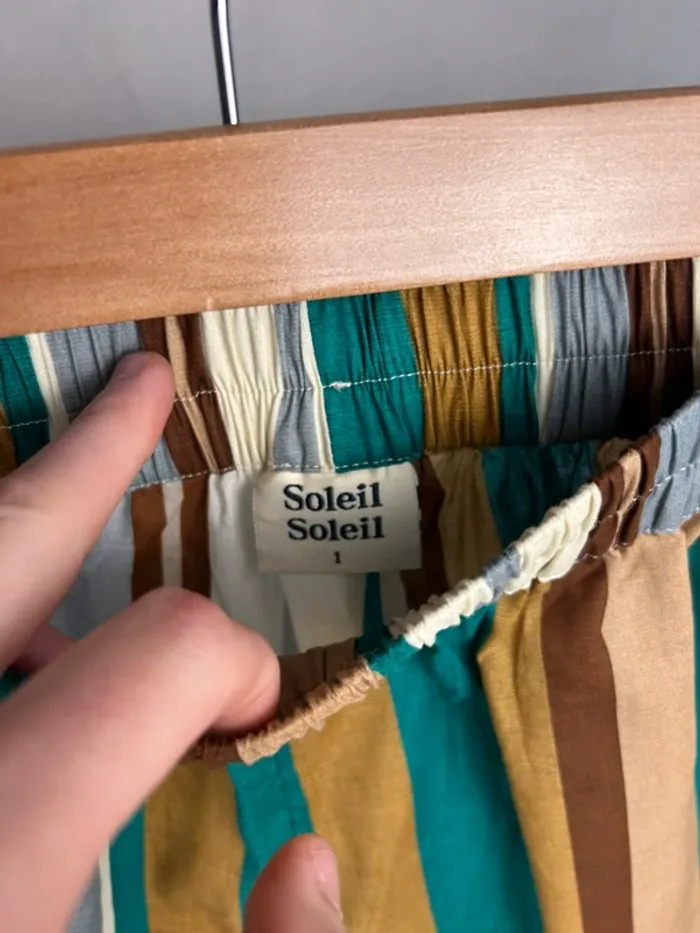 Ensemble short et chemise SoleiSoleil T1 Neuf - photo numéro 5