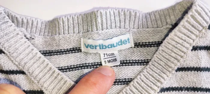 Joli gilet comme neuf - taille 9 mois - photo numéro 4