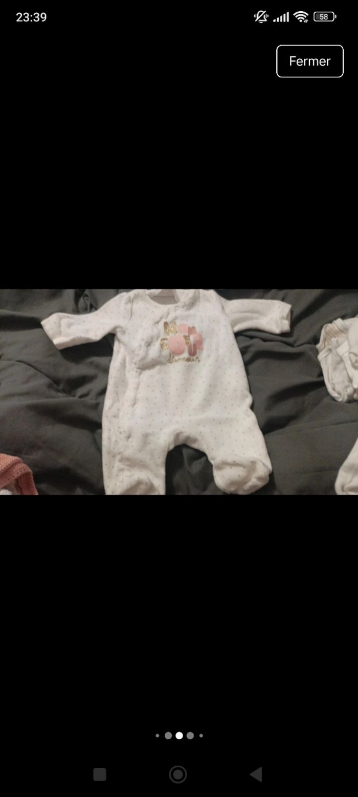 Lot de pyjama bébé fille - photo numéro 4