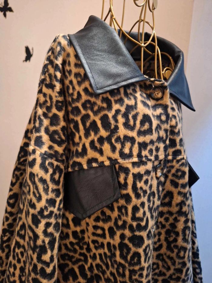 Surchemise leopard oversize - Made in italy - photo numéro 2