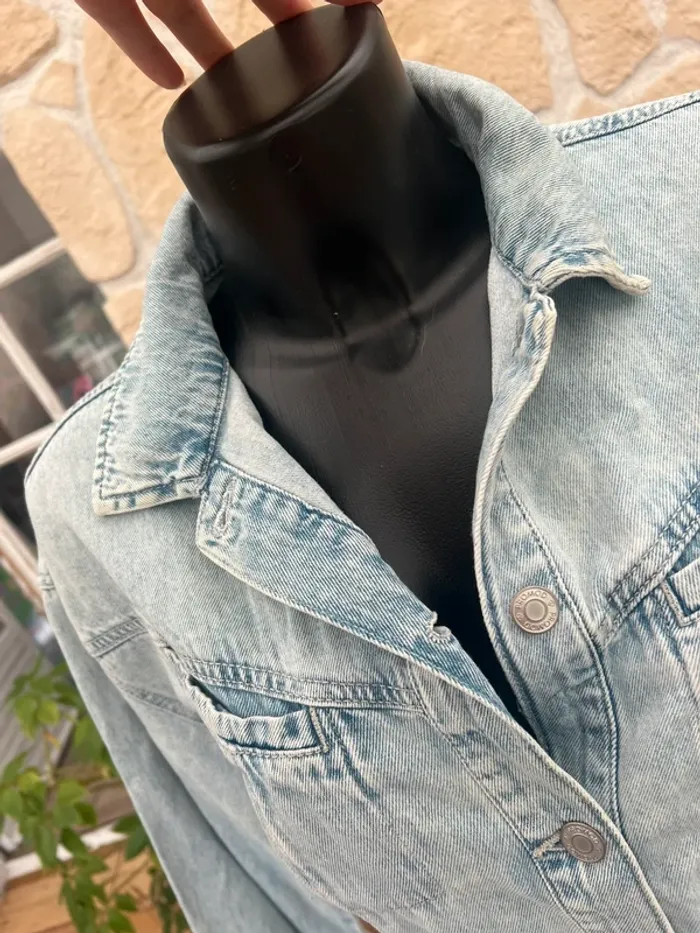 Combinaison en jean salopette femme taille S 36 promod Zara - photo numéro 5