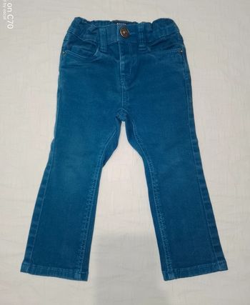 Kiabi pantalon jean Skinny bleu canard 18 mois
