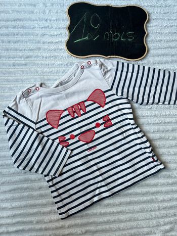 Teeshirt manches longues Obaibi 12 mois