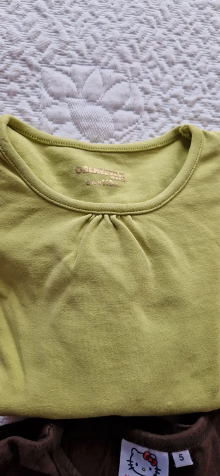 Lot de 13 t-shirts manches longues fille 5 ans - photo numéro 12