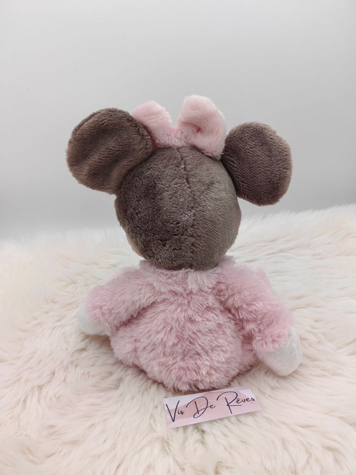 Doudou peluche Minnie Rose clair - photo numéro 3