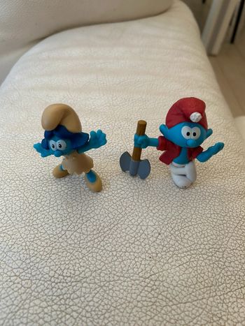 Lot figurines schtroumpfs