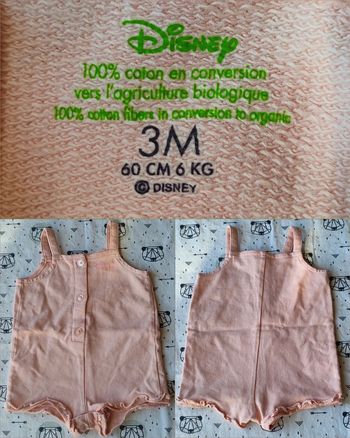 Barboteuse fille taille 3 mois