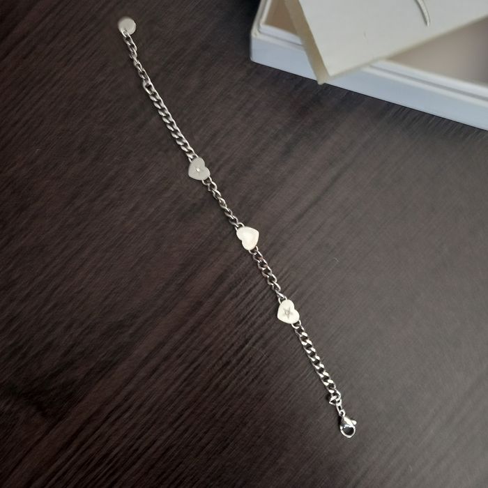 Lotus : boucles d'oreilles et bracelet - photo numéro 3
