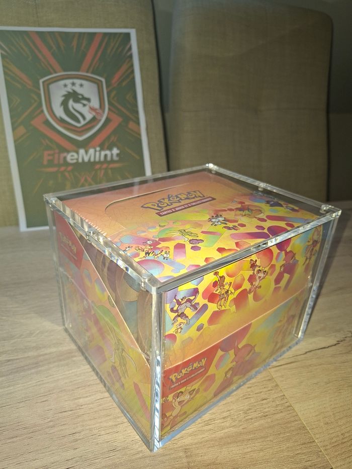 Lot de 3 acryliques display mini tin ×10 Pokémon aimants puissant FireMint - photo numéro 4