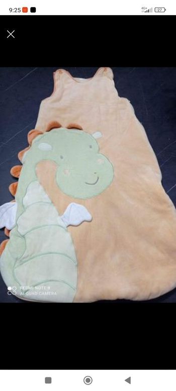 Gigoteuse et contour de lit kitchoun