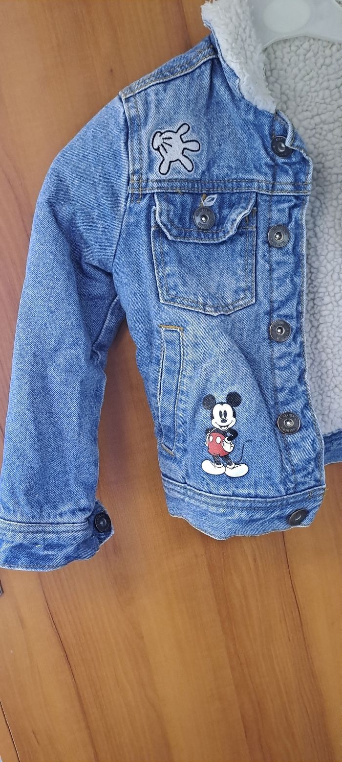 Veste en jean mickey - photo numéro 4