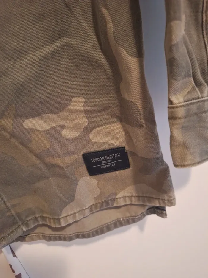 Veste jeans militaire Zara - photo numéro 2