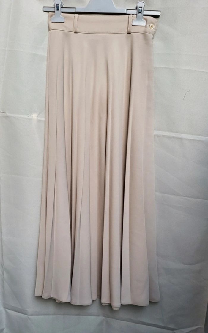 Jupe longue plissée made in France