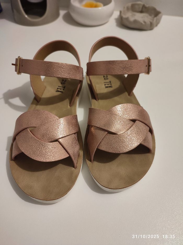 Sandales rose