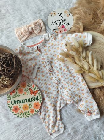 Pyjama fleuri sergent major fille 3 mois 🎀