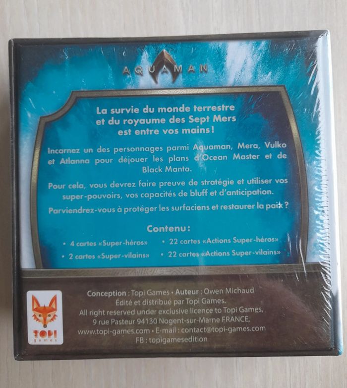 Jeu Aquaman neuf - photo numéro 2