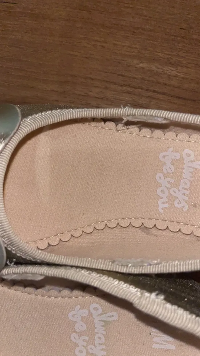 Ballerine doré H&M 24 - photo numéro 7