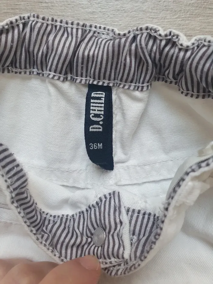 Jean blanc taille 3 ans - photo numéro 4