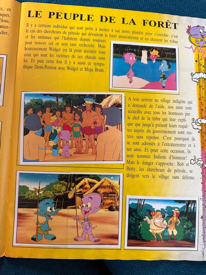 Album Panini complet Widget l’extra-terrestre extraterrestre Megabrain autocollants livre stickers - photo numéro 5