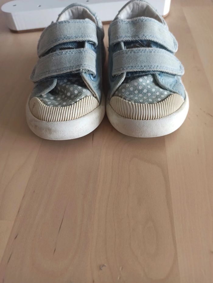 Baskets à scratch bleues 22 - photo numéro 2