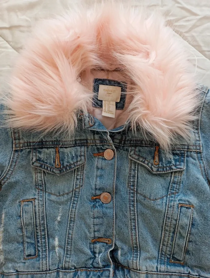 Veste jeans avec ou sans foururre - photo numéro 11