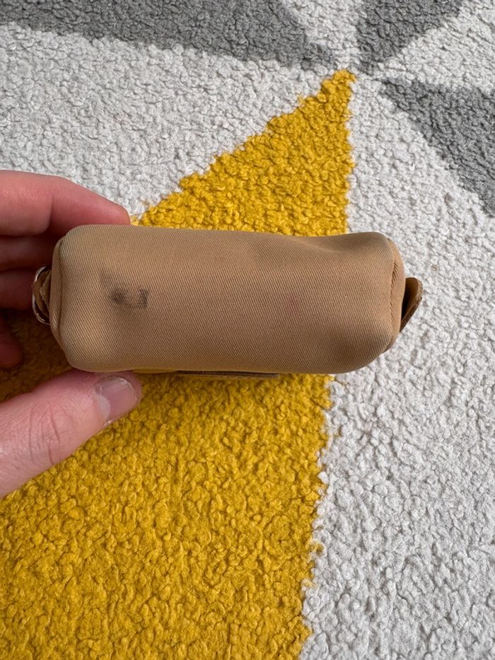 Porte-monnaie longchamp | Beige | 8 cm X 6,5 cm - photo numéro 3