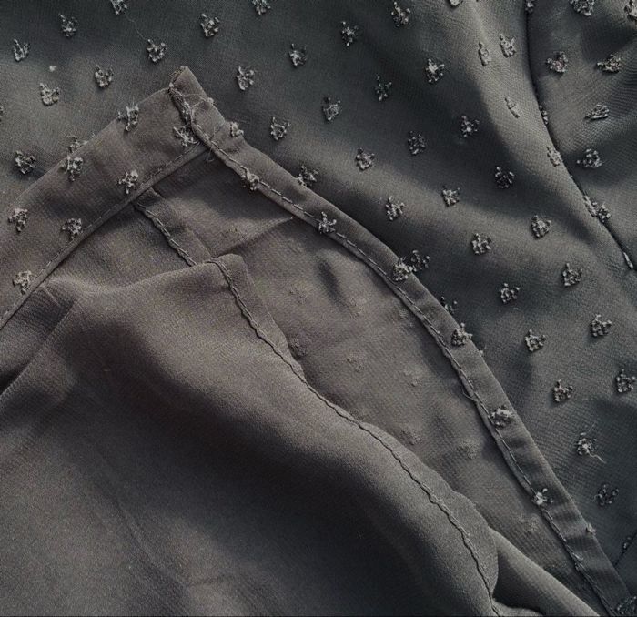 🖤 Chemisier noir à pois suisses – Mim – Taille 40 - photo numéro 4