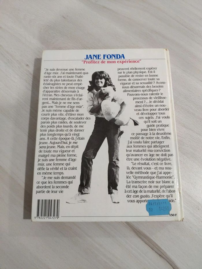 Livre le bel âge de la femme de Jane Fonda et sa méthode de gymnastique harmonie - photo numéro 5