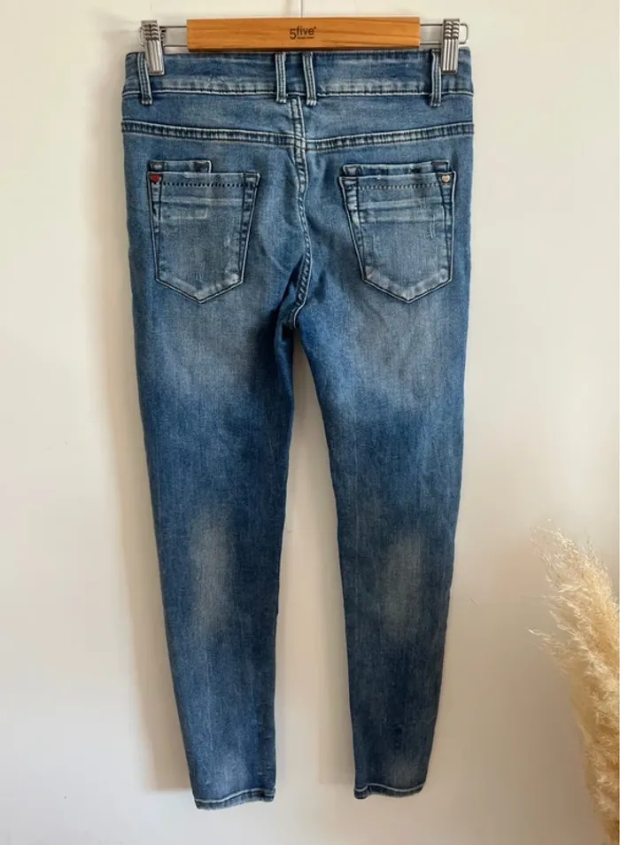 Jean skinny bleu - photo numéro 3