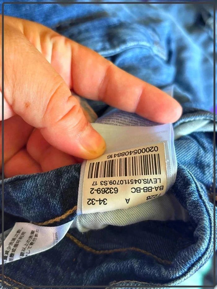 Jeans levi's homme troué taille 44 - photo numéro 6