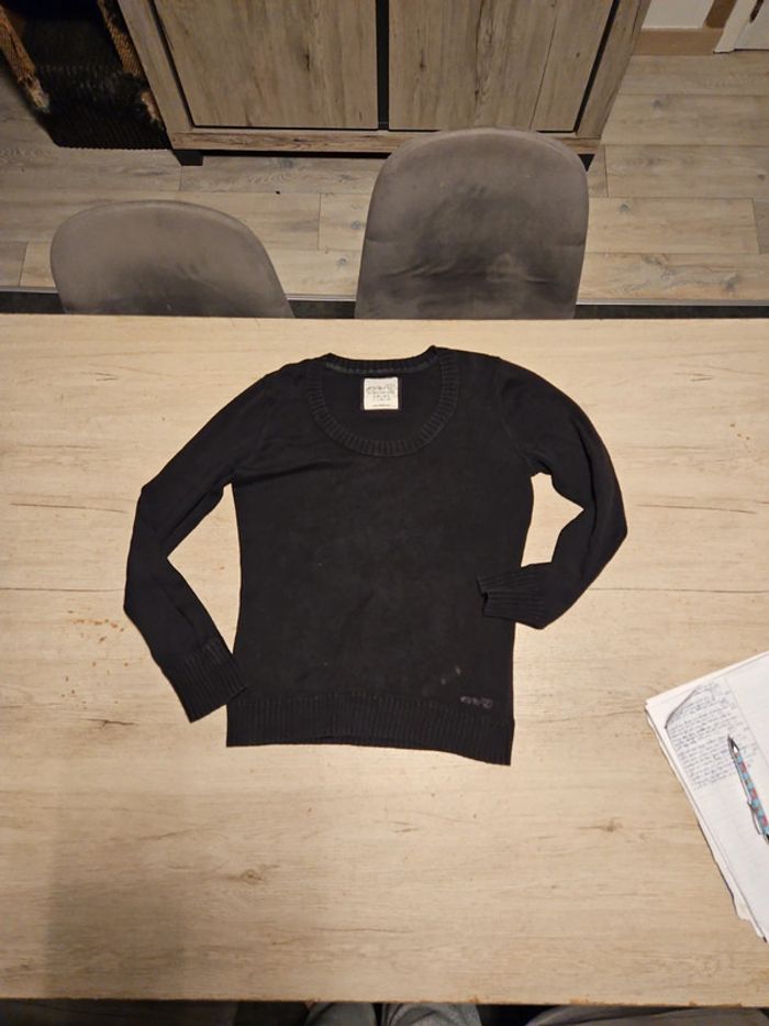 Pull léger classique à manches longues, noir, Esprit, taille XL