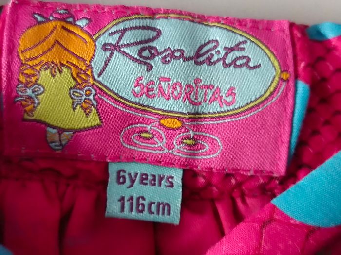Jupe Rosalita Senoritas motif des îles en 6 ans - photo numéro 5