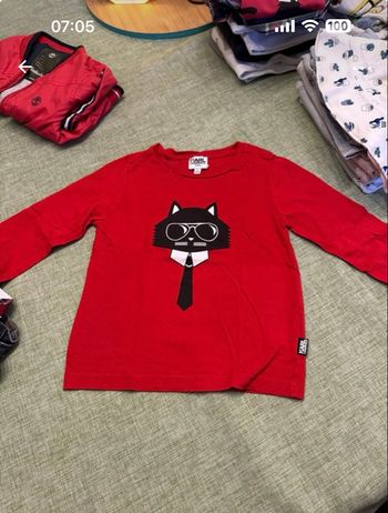 Karl lagerfeld t shirt manches longues 