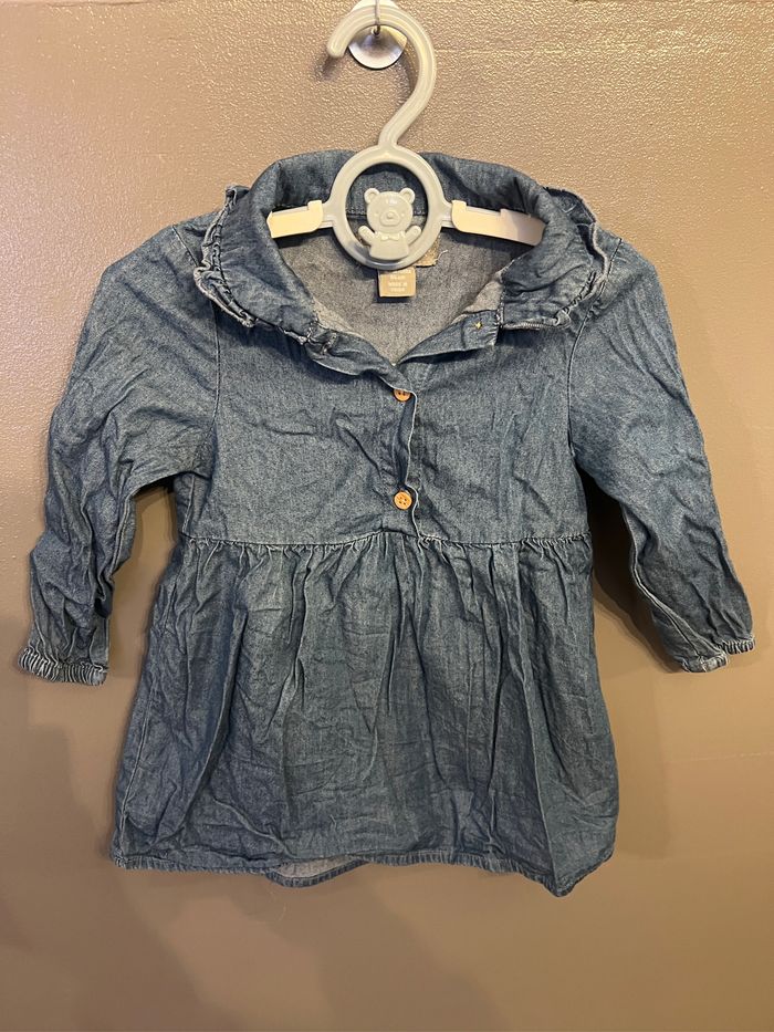 Lot de 4 robes et 1 combishort 12 mois - photo numéro 3