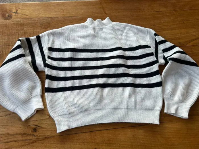 Pull à rayures Zara - photo numéro 4