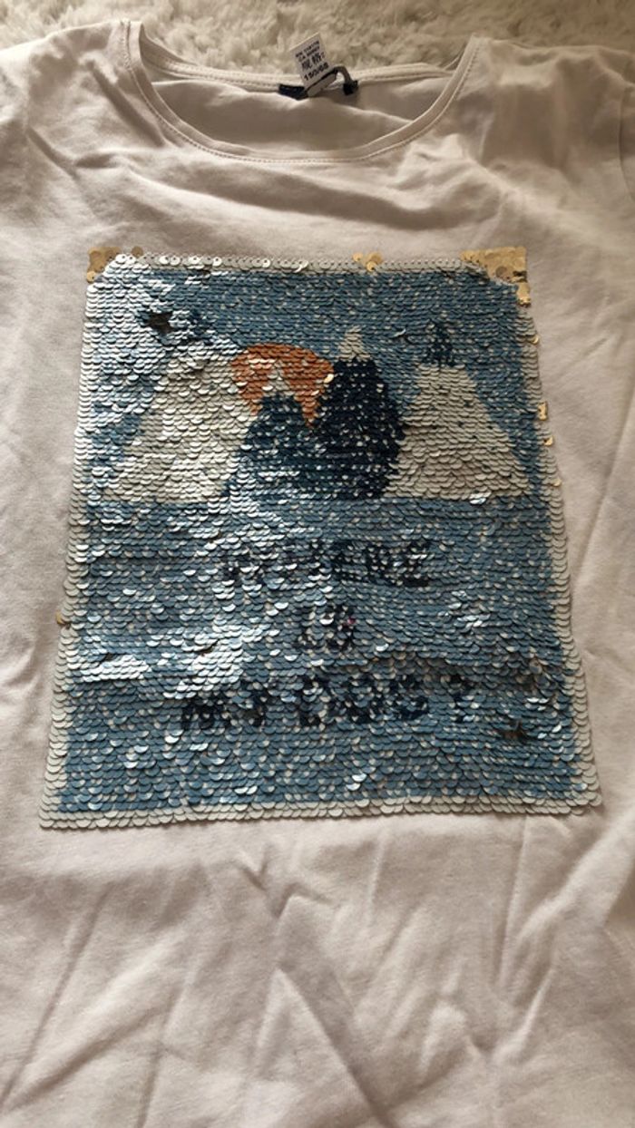 Haut sequin Okaidi - photo numéro 3