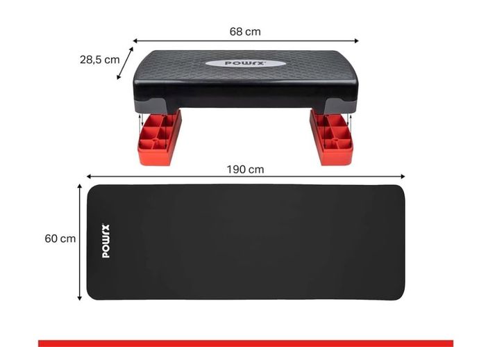 Step de fitness + tapis de sport - photo numéro 2