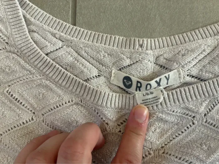 Petit pull beige roxy - photo numéro 4