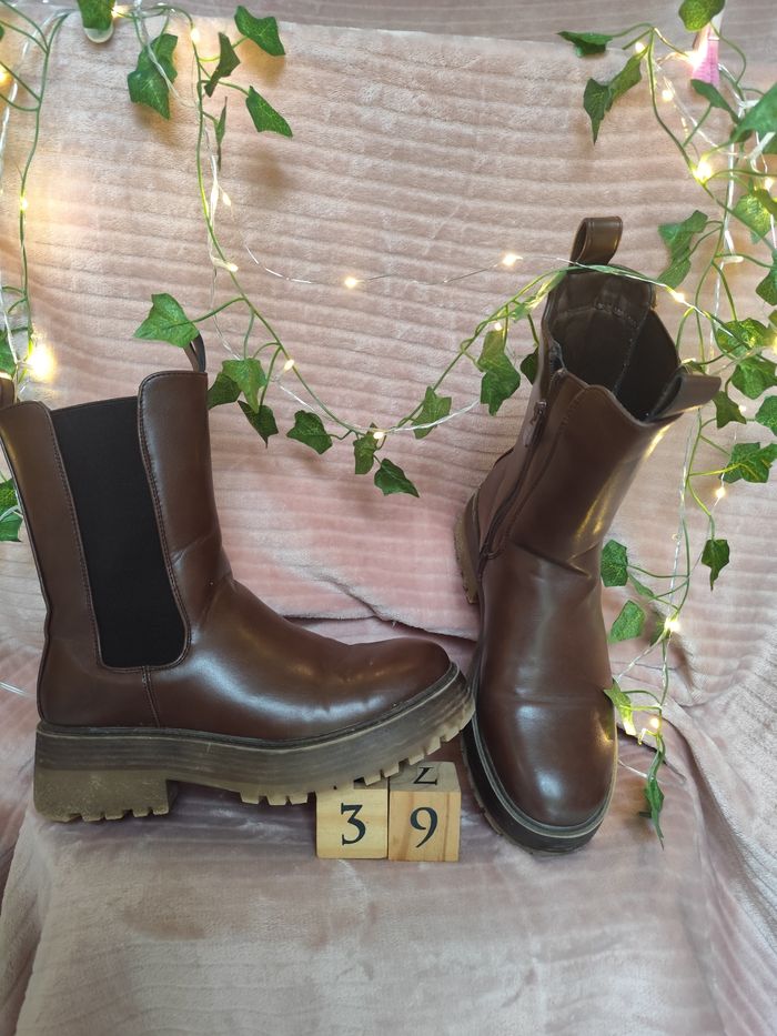 Bottines marrons 39